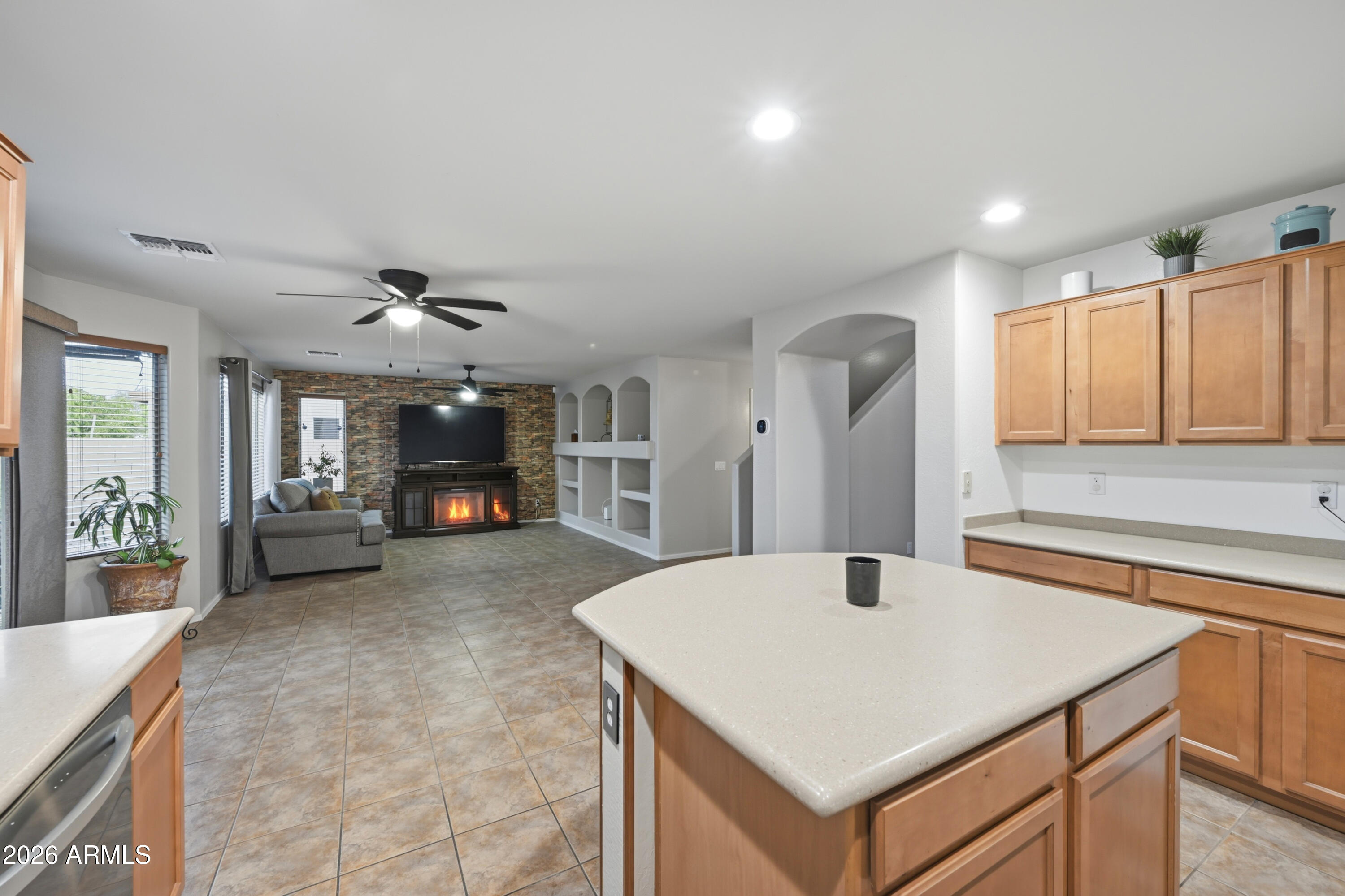 4372 West Alta Vista Road Laveen, AZ 85339 - Photo 40 of 47 a view of kitchen with cabinets and window