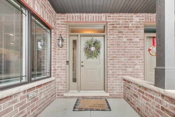 a view of entrance door of the house