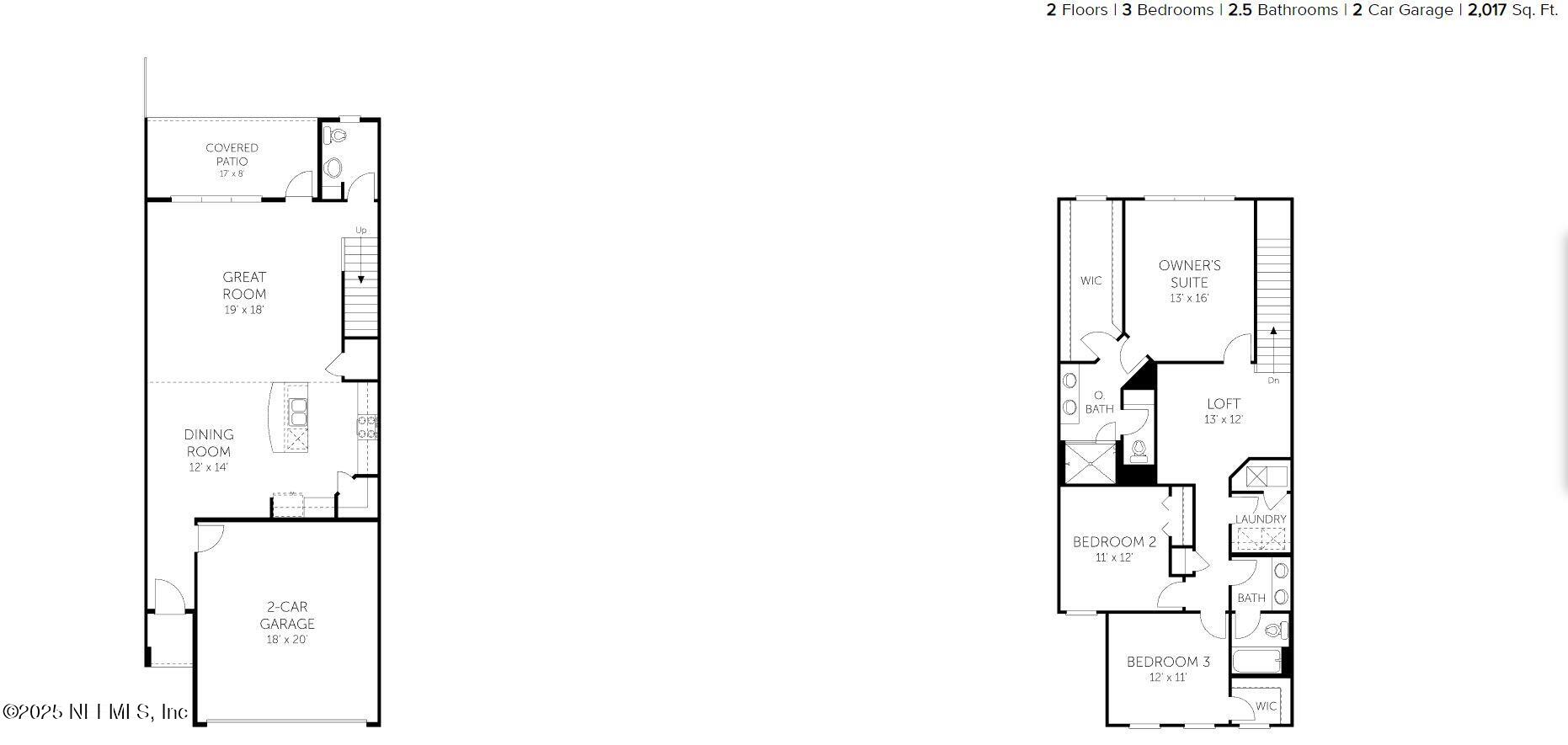 381 Woods Lane St. Augustine, FL 32092 - Photo 16 of 16 a picture of a floor plan