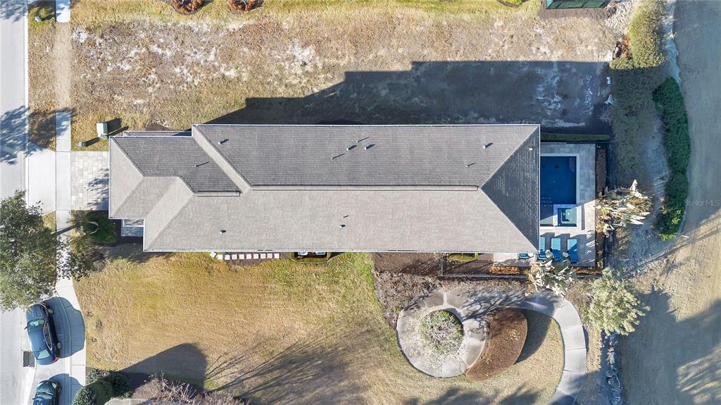 7580 Excitement Drive Reunion, FL 34747 - Photo 40 of 47 an aerial view of a house with swimming pool