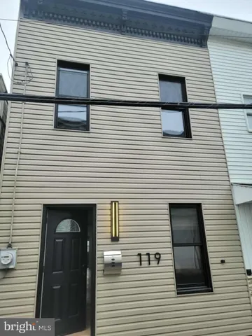 a view of a house with a door