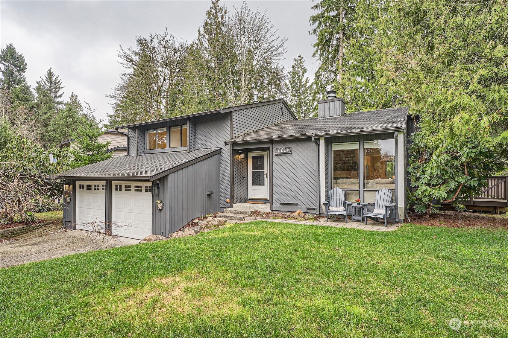 16625 158th Place Southeast Renton, WA 98058 - Photo 1 of 1 a front view of house with yard and outdoor seating