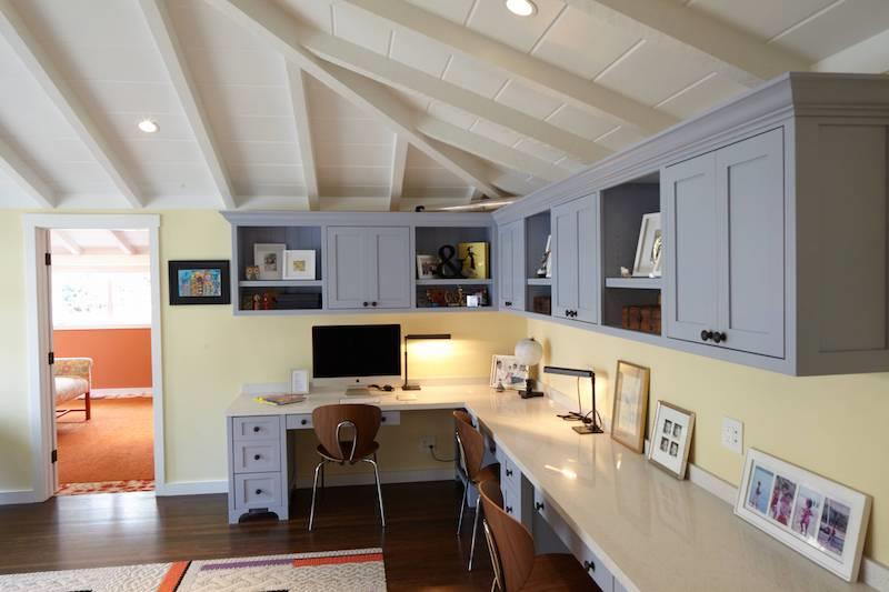 14 Flood Circle Atherton, CA 94027 - Photo 15 of 29 a workspace with furniture and kitchen view