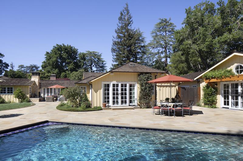 14 Flood Circle Atherton, CA 94027 - Photo 21 of 29 a view of a house with a patio