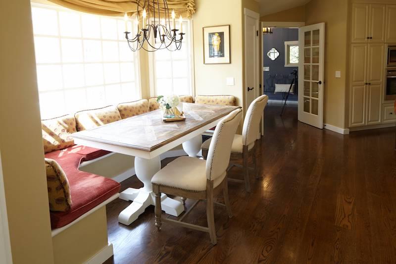 14 Flood Circle Atherton, CA 94027 - Photo 7 of 29 a view of a dining room with furniture and wooden floor
