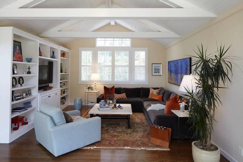 14 Flood Circle Atherton, CA 94027 - Photo 8 of 29 a living room with furniture potted plant and a large window