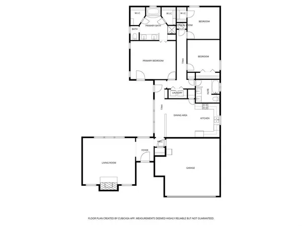 a picture of a floor plan