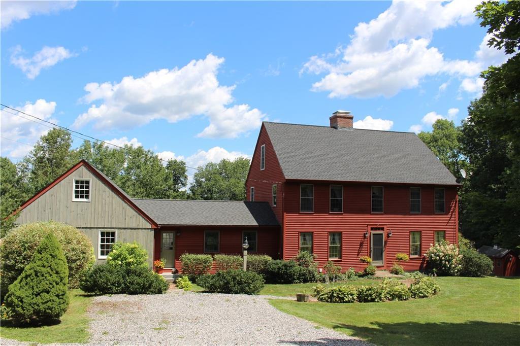 34 Behrens Road New Hartford, CT 06057 - Photo 1 of 1 front view of a house with a yard