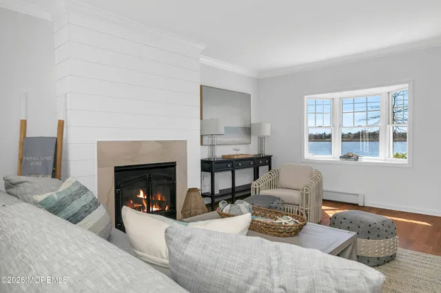 a table with chairs and window