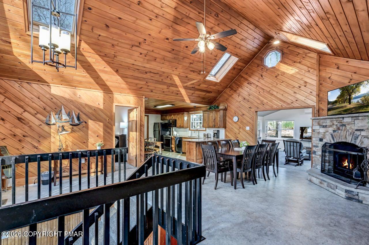 115 Fawn Road Pocono Lake, PA 18347 - Photo 13 of 71 Abundant Dining Space w/ Fireplace