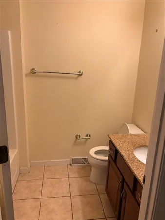 a close view of closet