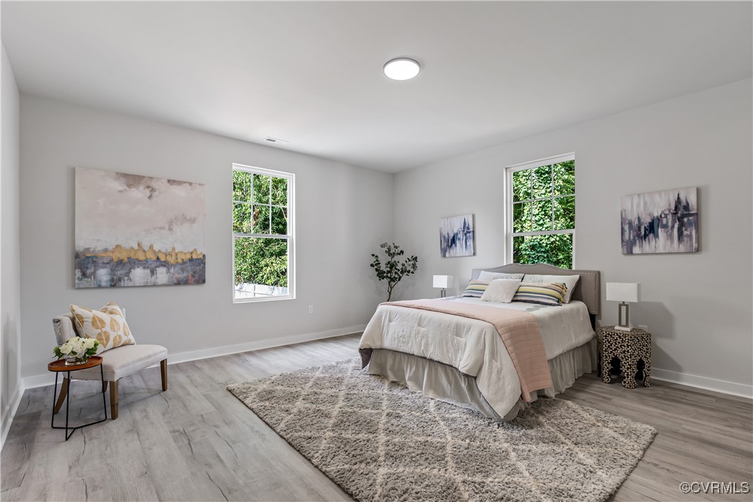 1125 Rome Street Petersburg, VA 23803 - Photo 21 of 38 Bedroom with light hardwood / wood-style flooring