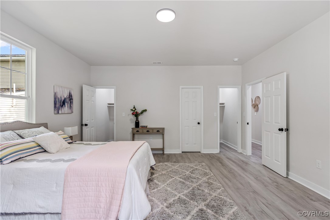 1125 Rome Street Petersburg, VA 23803 - Photo 22 of 38 Bedroom with light hardwood / wood-style flooring