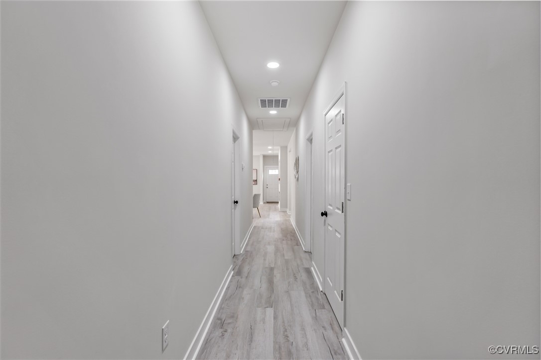 1125 Rome Street Petersburg, VA 23803 - Photo 31 of 38 Hallway with light hardwood / wood-style flooring