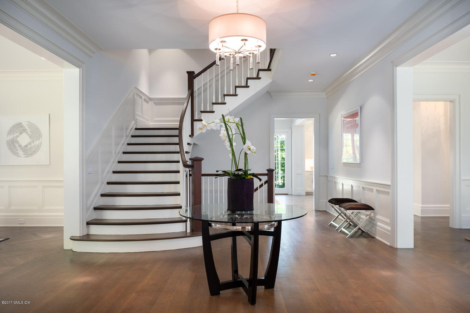49 Byfield Lane Greenwich, CT 06830 - Photo 2 of 14 a view of entryway and hall with dining room