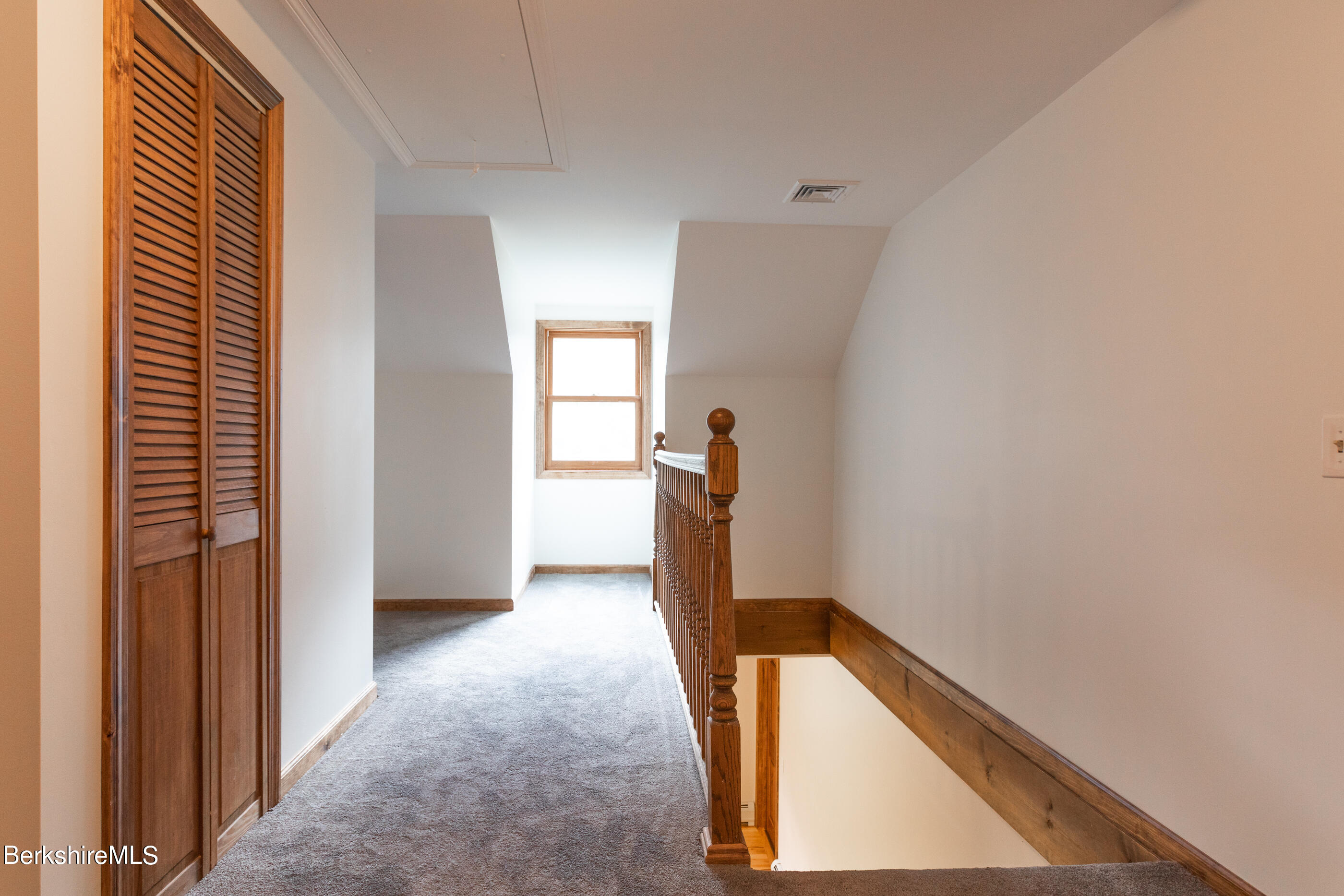 1191 South Washington State Road Washington, MA 01223 - Photo 24 of 41 a view of hallway with stairs and wooden floor