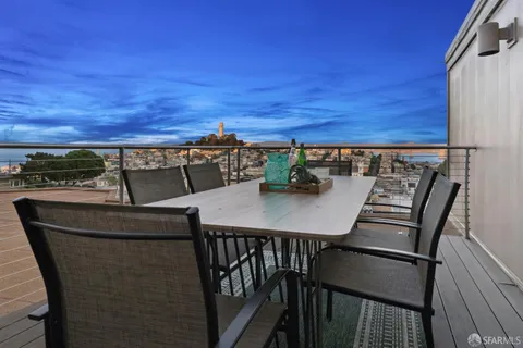 a view of balcony and deck