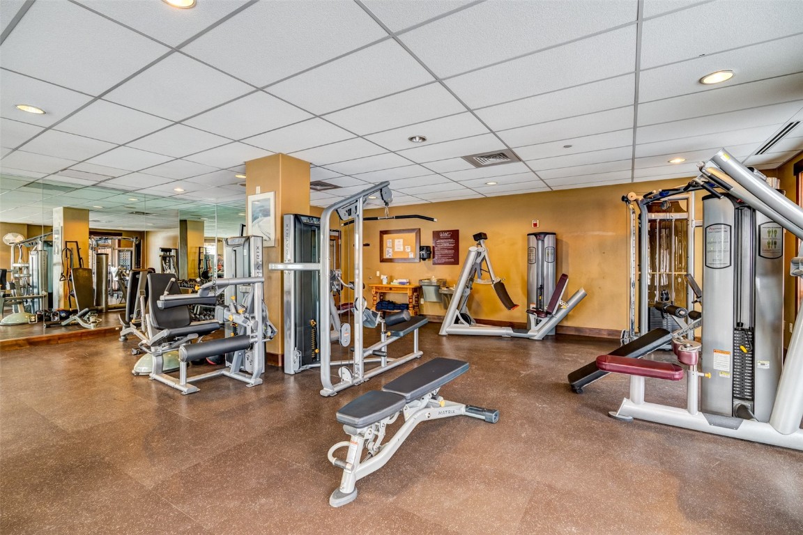 2796 Bronc Buster Loop Steamboat Springs, CO 80487 - Photo 11 of 15 a view of a room with gym equipment