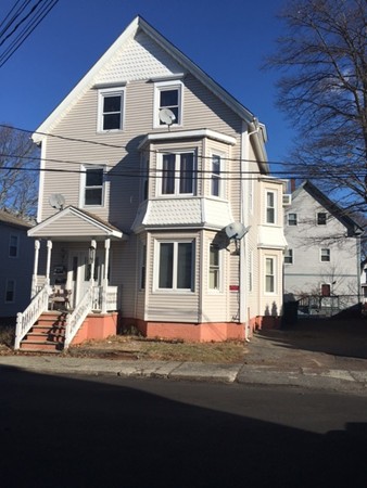 a front view of multiple houses