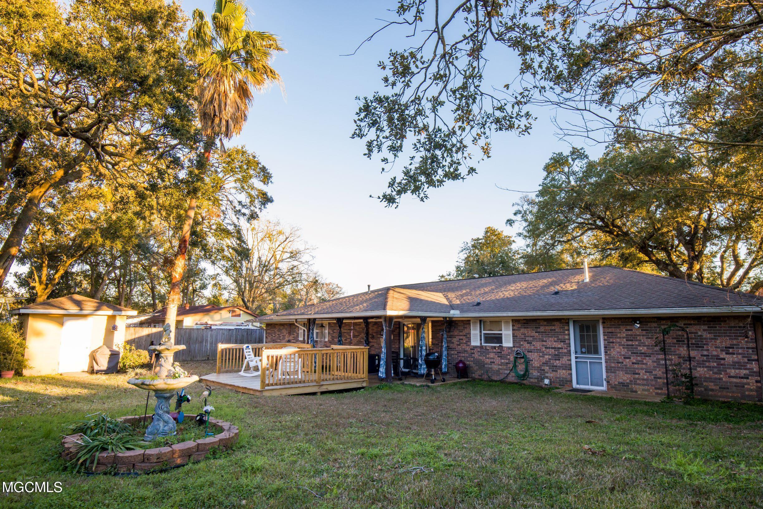 1056 Cherokee Street Biloxi, MS 39530 - Photo 16 of 18 backyard corner shot