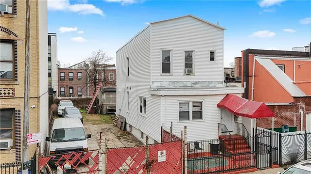 a front view of a house with balcony