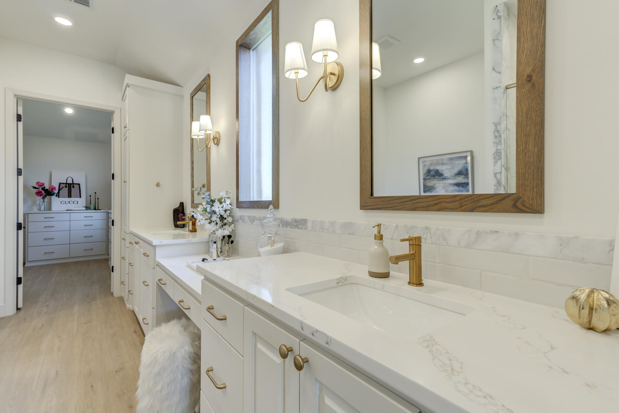 3809 126th Street Lubbock, TX 79423 - Photo 36 of 58 a bathroom with a sink double vanity
