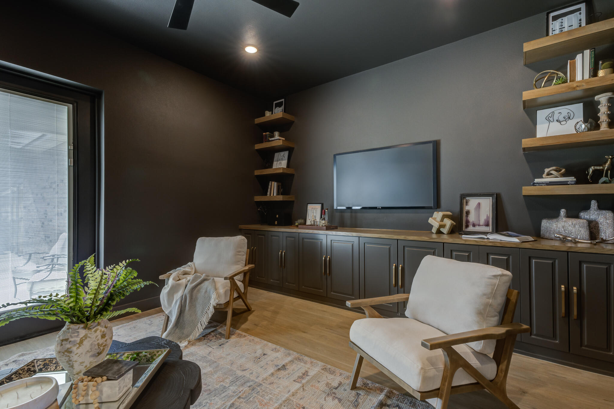 3809 126th Street Lubbock, TX 79423 - Photo 52 of 58 a living room with furniture and a potted plant