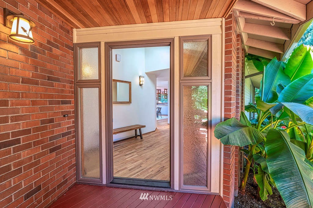 19038 Ridge Road Southwest Vashon, WA 98070 - Photo 4 of 38 a view of a entryway door of the house