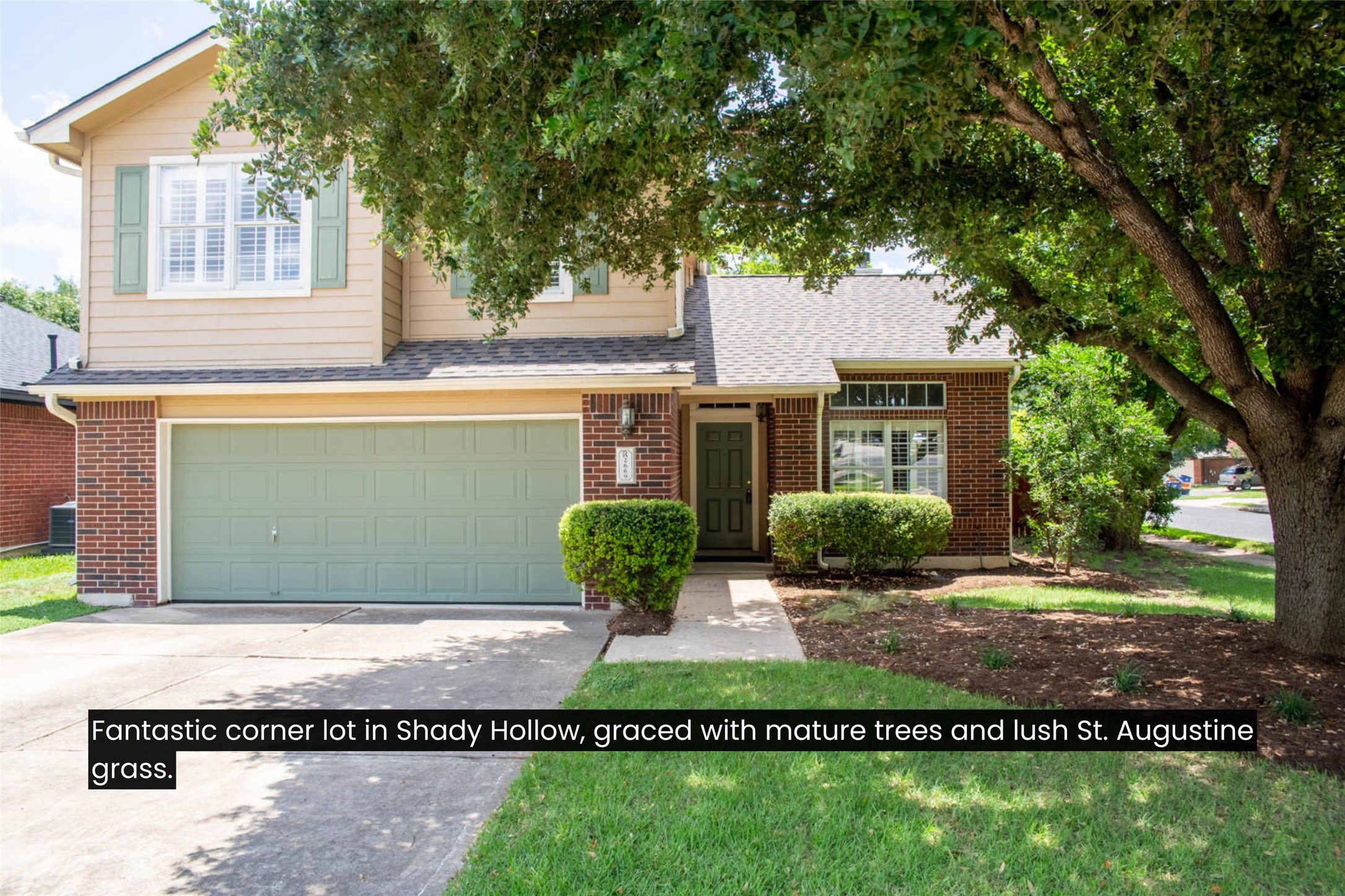 2669 Gate Ridge Drive Austin, TX 78748 - Photo 1 of 1 Fantastic corner lot in Shady Hollow, graced with mature trees and lush St. Augustine grass.