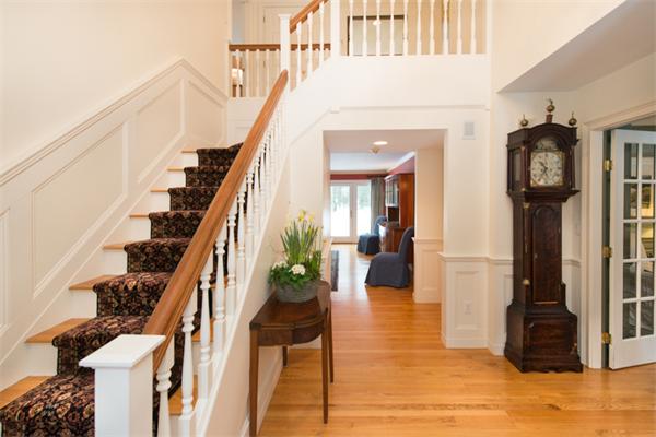 123 High Ridge Road Boxford, MA 01921 - Photo 3 of 29 a view of entryway and hall with wooden floor