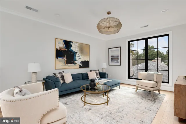 a bathroom with double sink and a mirror