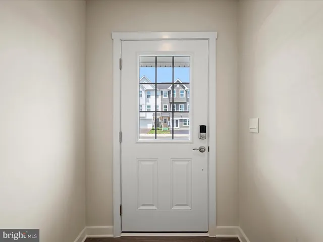 view of empty room with windows