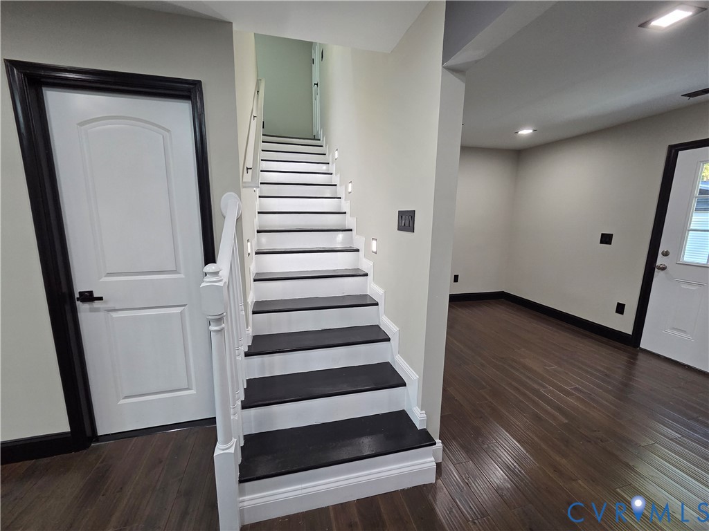 2420 Yarnell Road Henrico, VA 23231 - Photo 19 of 25 a view of entryway with wooden floor