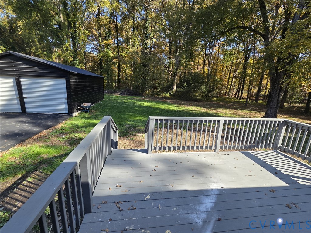 2420 Yarnell Road Henrico, VA 23231 - Photo 22 of 25 a balcony with wooden floor and fence