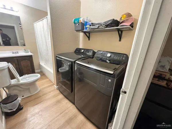 a bathroom with a sink and a toilet