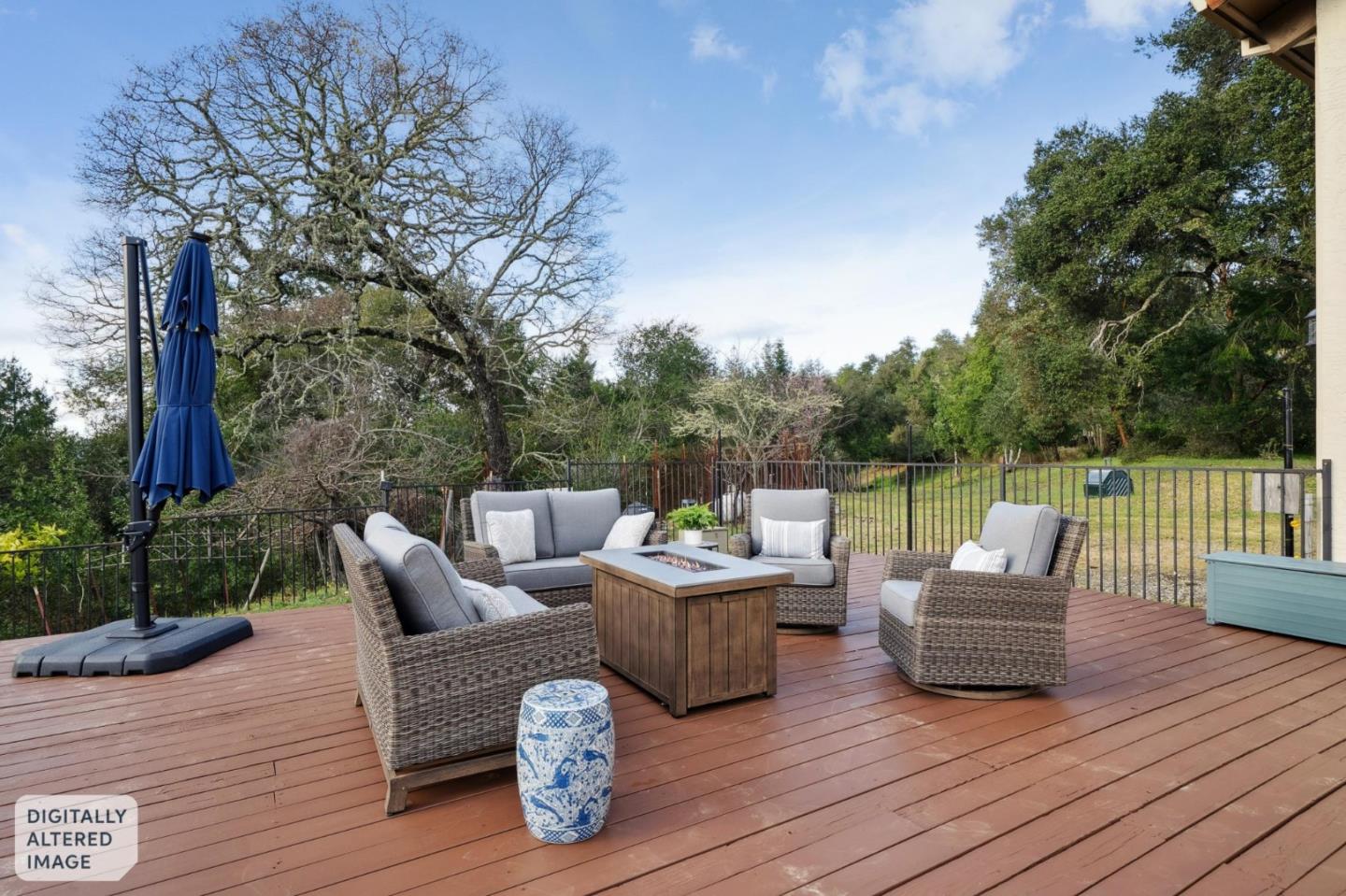 600 Ridge Top Road Los Gatos, CA 95033 - Photo 66 of 81 a view of a roof deck with couches