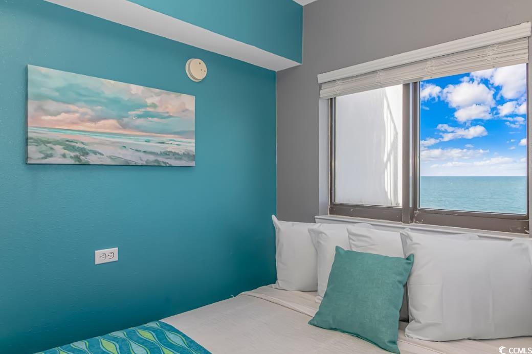 1605 South Ocean Boulevard, Unit 603 Myrtle Beach, SC 29577 - Photo 13 of 40 Bedroom featuring a water view