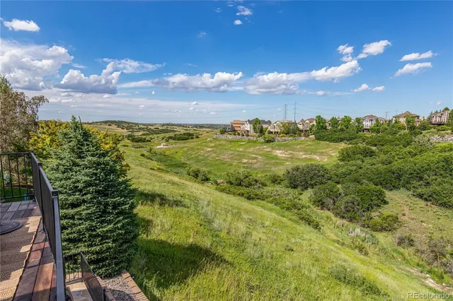 a view of an outdoor space and a yard