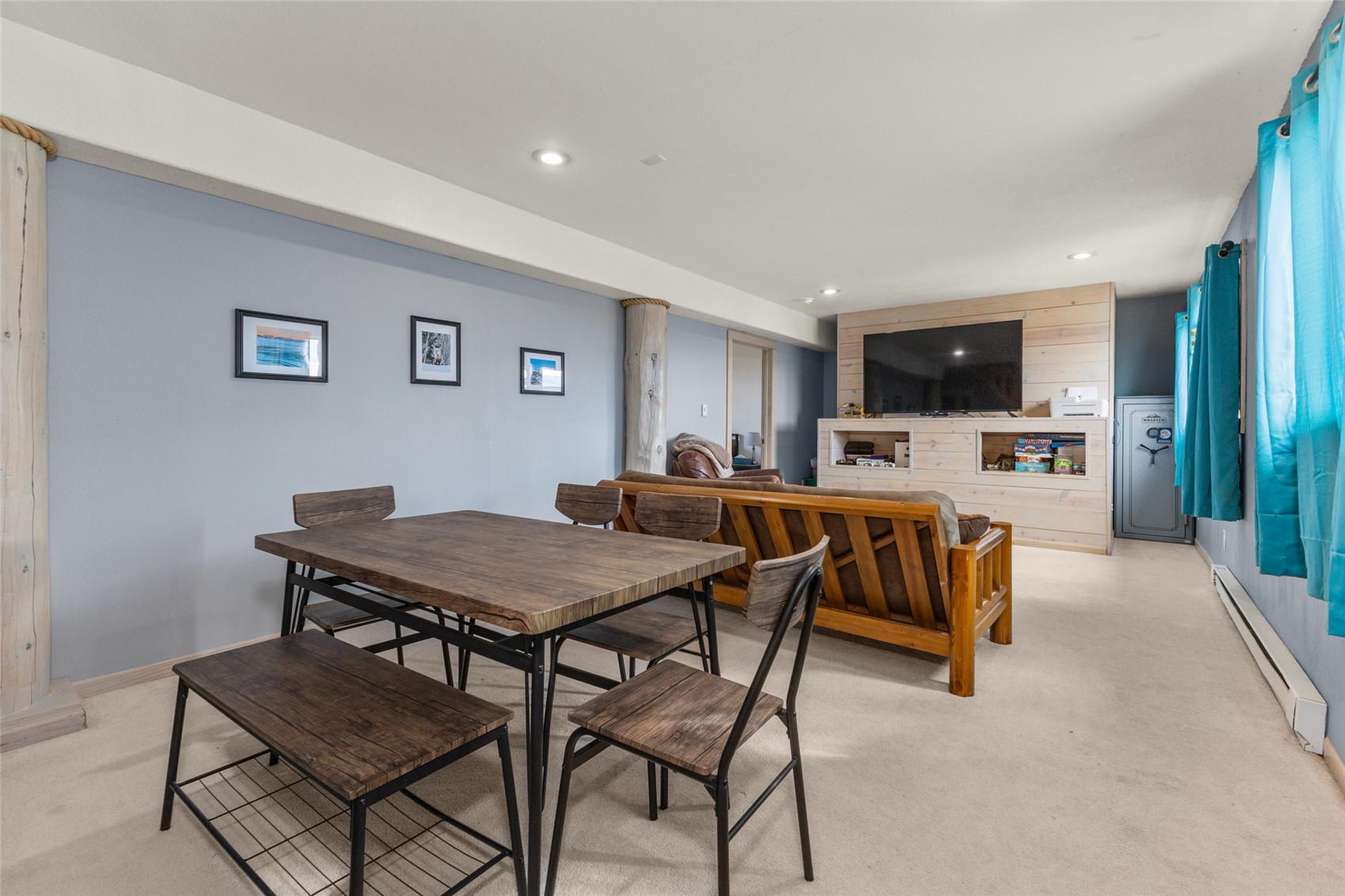 151 Jcr 26 Walden, CO 80430 - Photo 15 of 28 a view of a livingroom with furniture and a flat screen tv