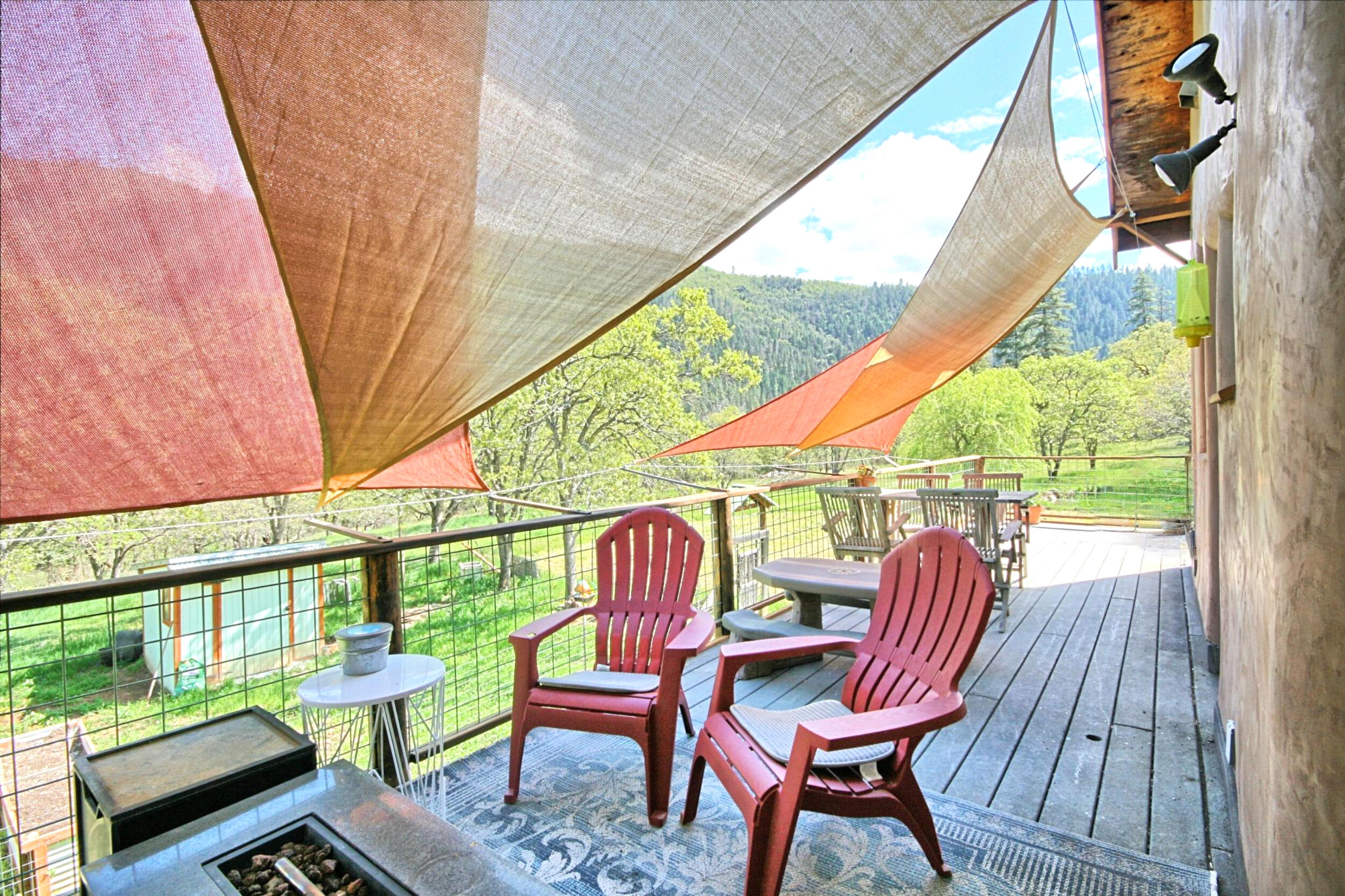 8150 Upper Applegate Road Jacksonville, OR 97530 - Photo 32 of 122 back deck on main house