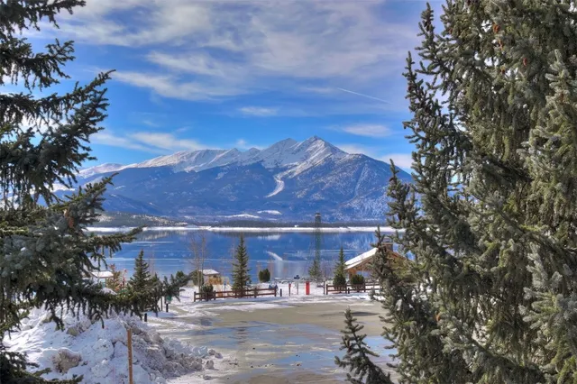 a view of building with green space