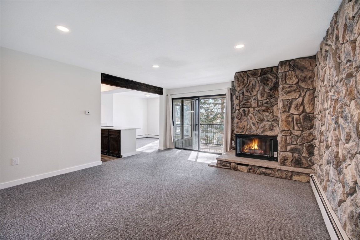 120 La Bonte Street, Unit 202 Dillon, CO 80435 - Photo 5 of 29 a view of an empty room with a fireplace