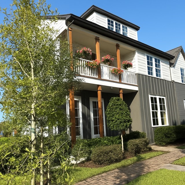 front view of a house