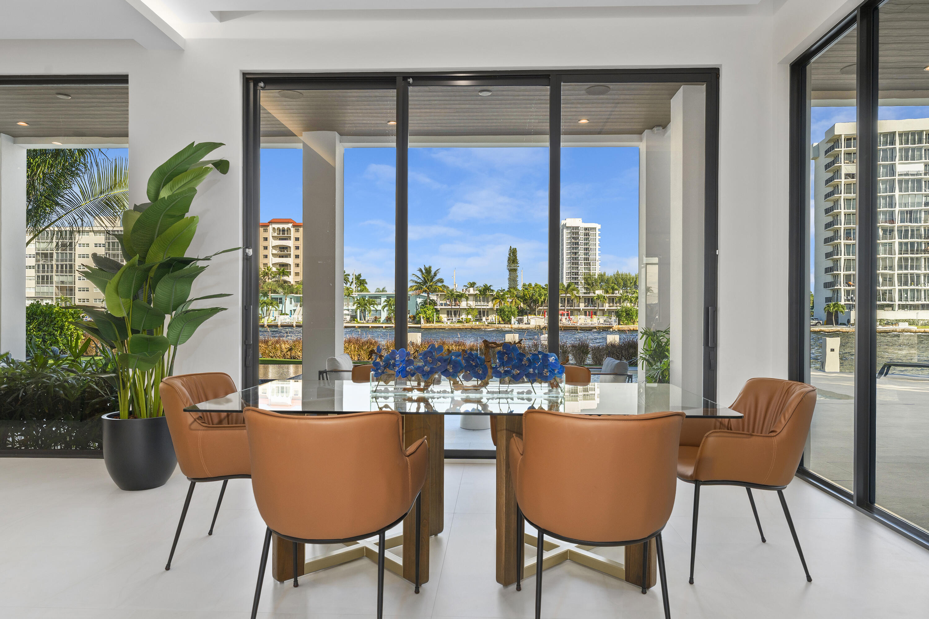 2880 Northeast 9th Street Pompano Beach, FL 33062 - Photo 29 of 61 a view of a dining room with furniture window and outside view