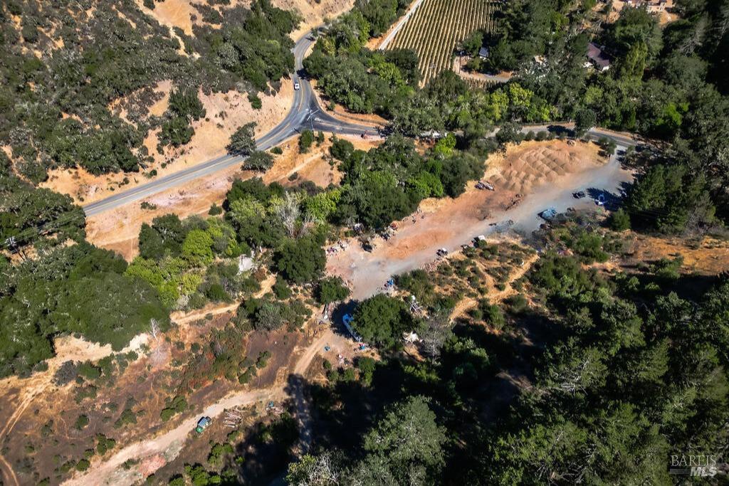 0 Mount Veeder Rd Street Napa, CA 94558 - Photo 6 of 26 a view of a house with a yard