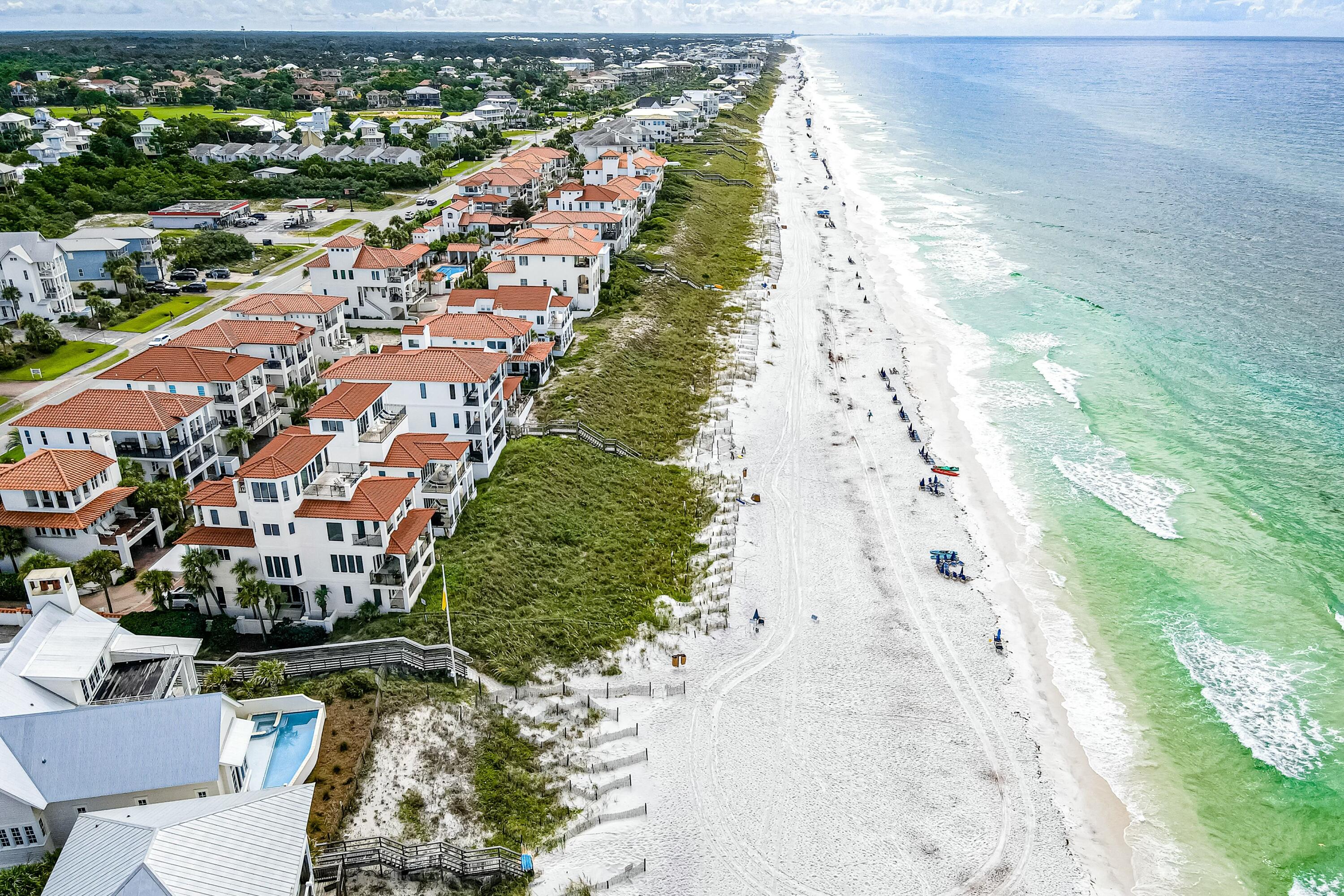 70 Marthas Lane, Unit 2201 Santa Rosa Beach, FL 32459 - Photo 25 of 28 an aerial view of residential houses with outdoor space