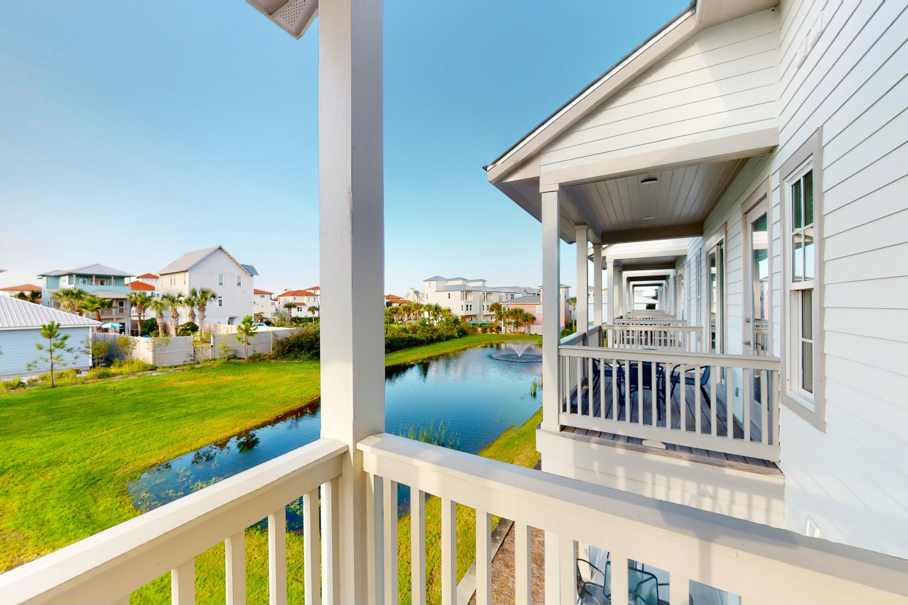 70 Marthas Lane, Unit 2201 Santa Rosa Beach, FL 32459 - Photo 3 of 28 a view of a porch with garden