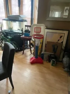 a close view of utility room