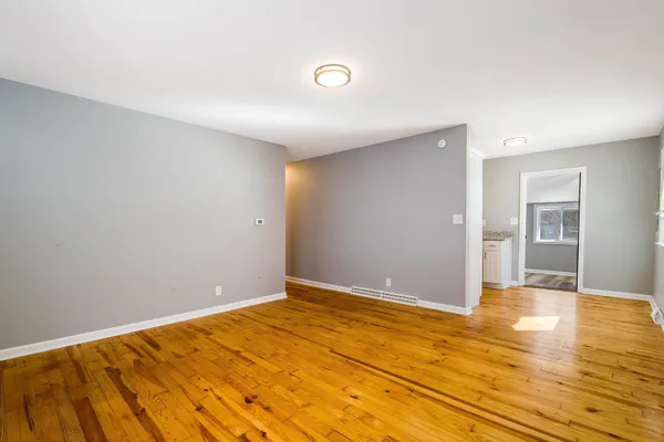 a view of empty room