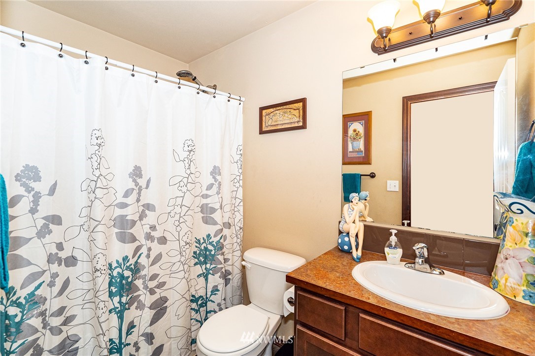 5120 180th Trail Southwest Rochester, WA 98579 - Photo 27 of 32 a bathroom with a sink toilet and shower